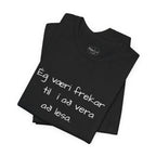Ég væri frekar til í að vera að lesa - stuttermabolur